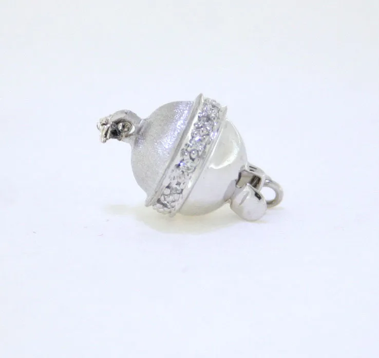 10-12mm White South Sea Cultured Pearl and Diamond Necklace