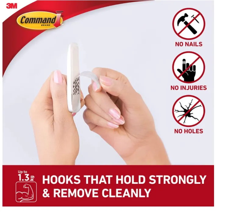 3M Command 17081 Medium Hooks 2 Pack