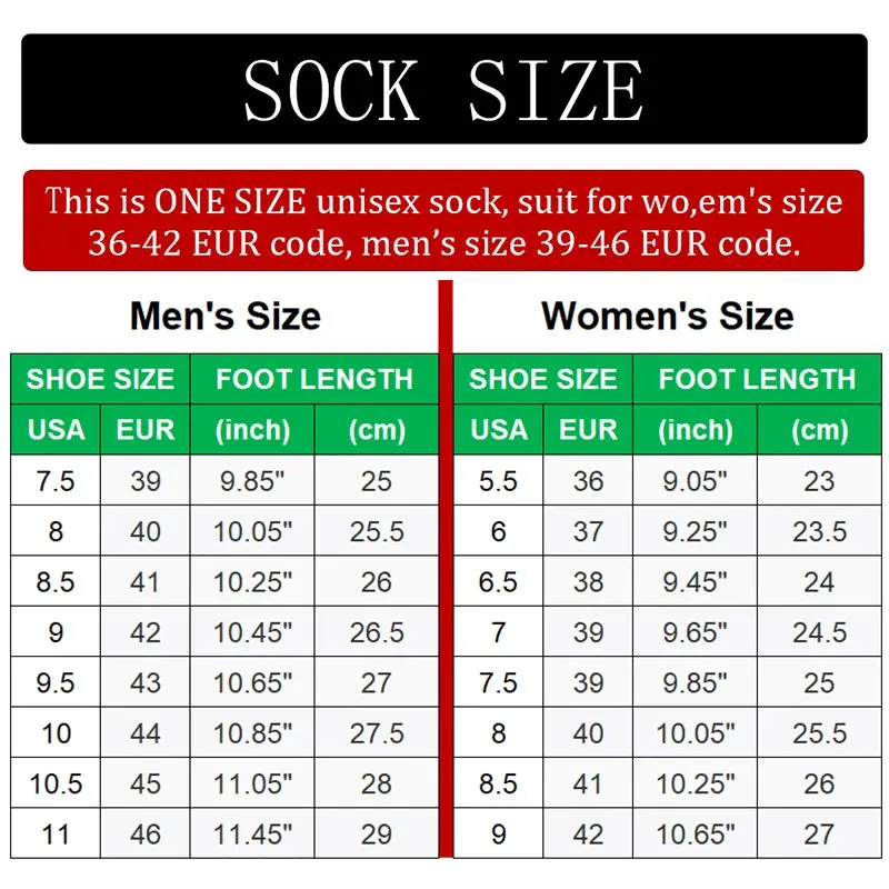 5 Pairs Unisex Wool Socks Thick Winter Socks