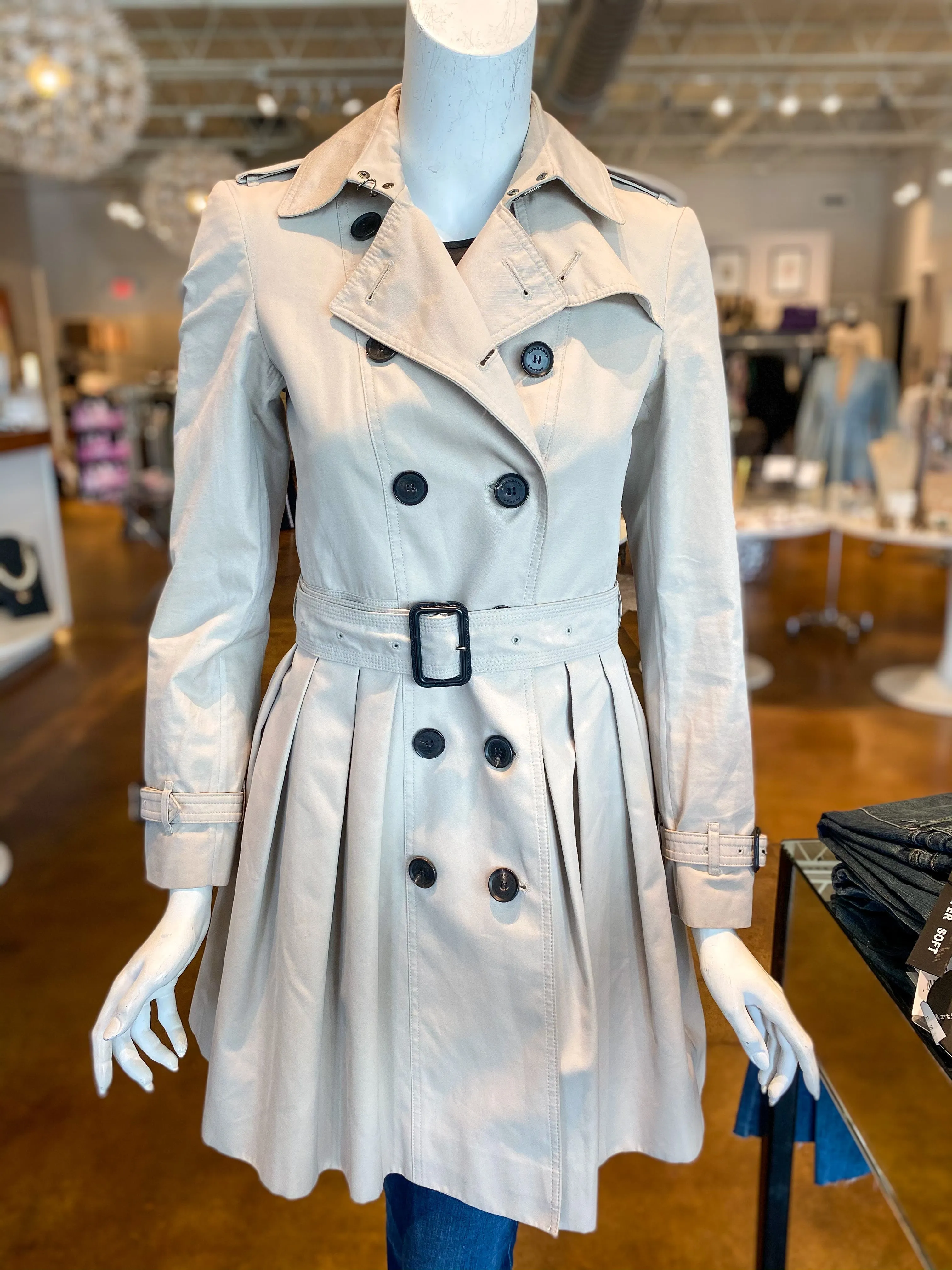 Burberry Massingham Gabardine Trench Coat