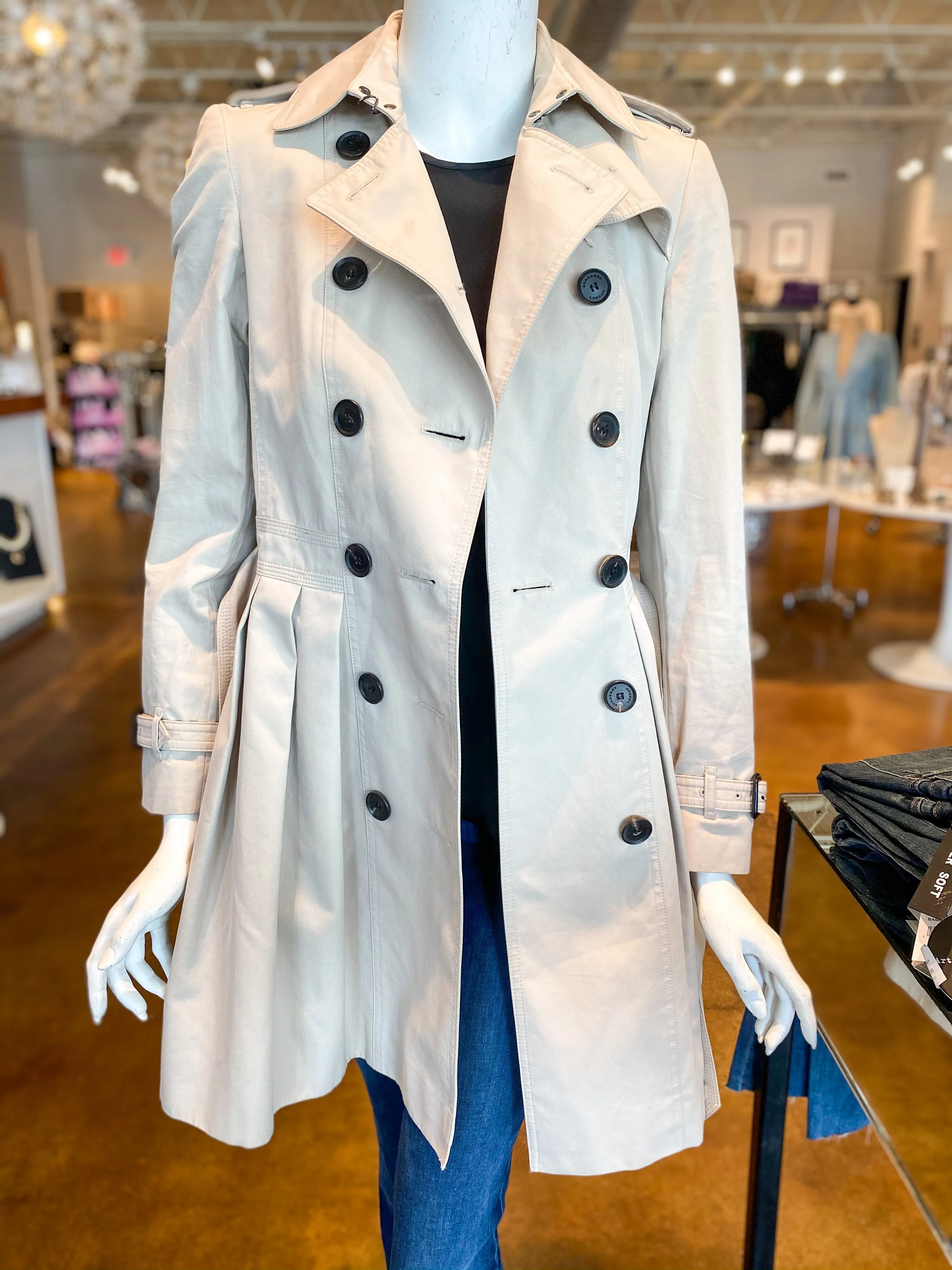 Burberry Massingham Gabardine Trench Coat