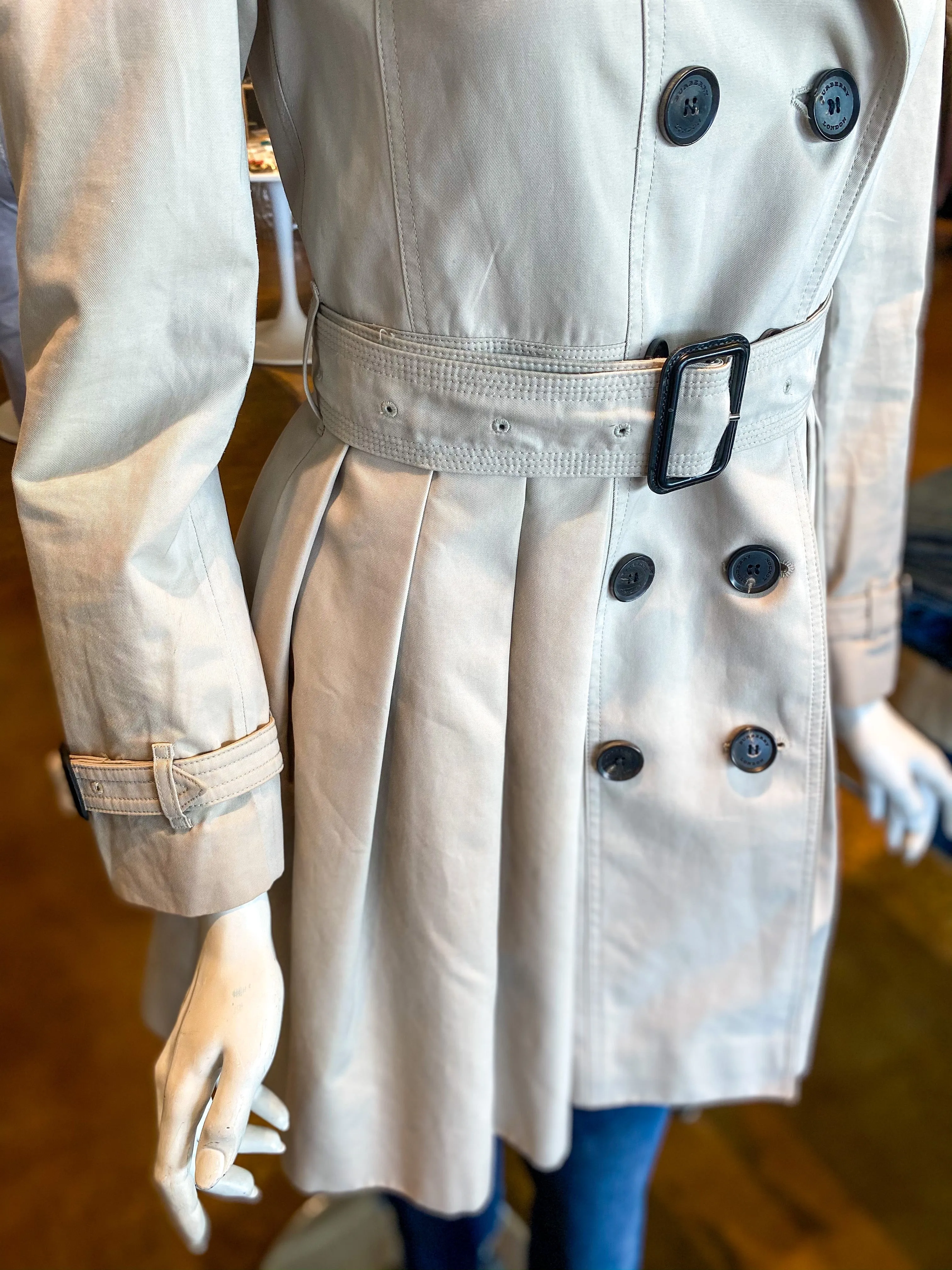 Burberry Massingham Gabardine Trench Coat