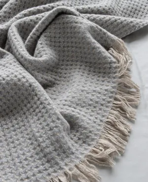 Cleo 100% Cashmere Throw Cloud