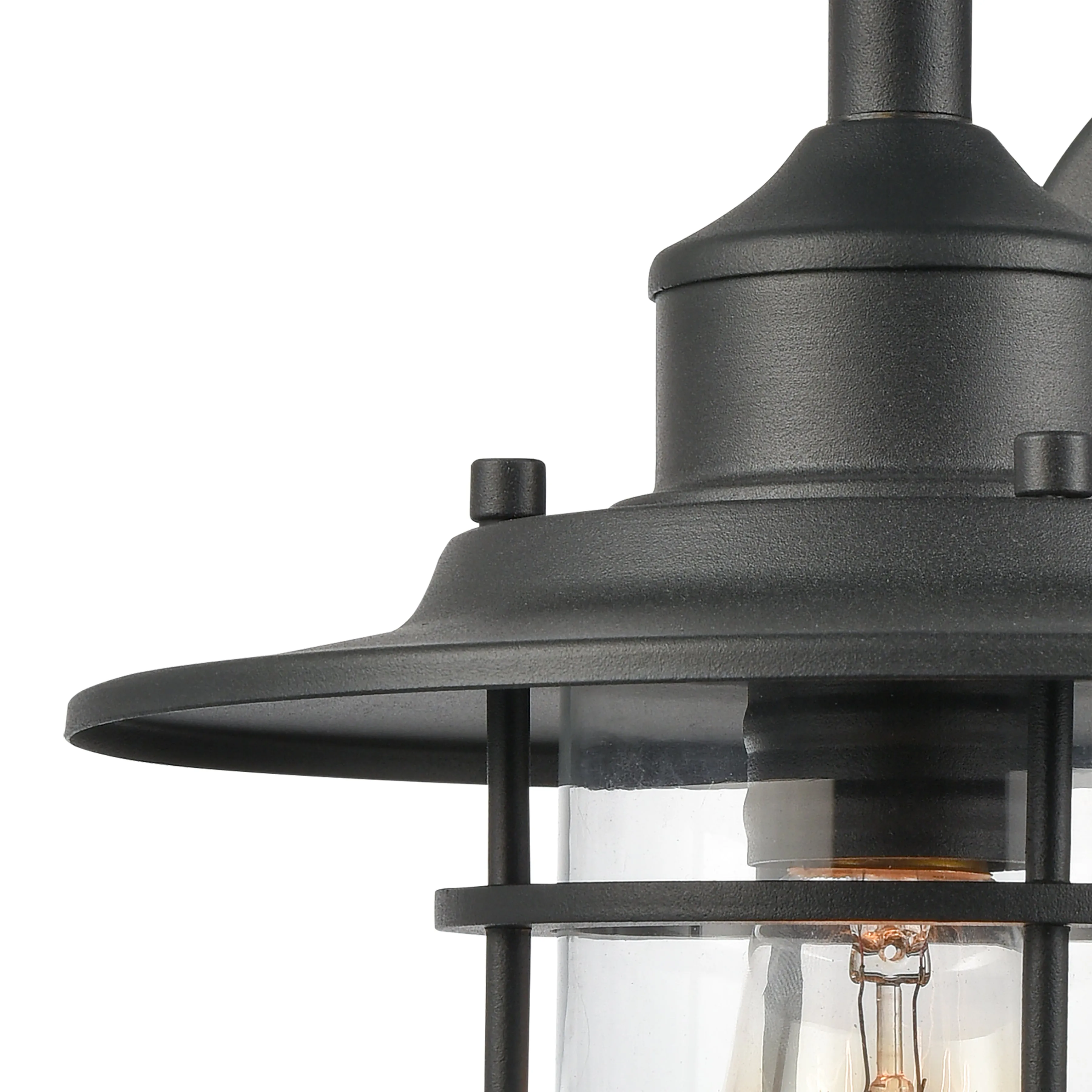 Coastal Farm 9" 1 Light Sconce in Charcoal