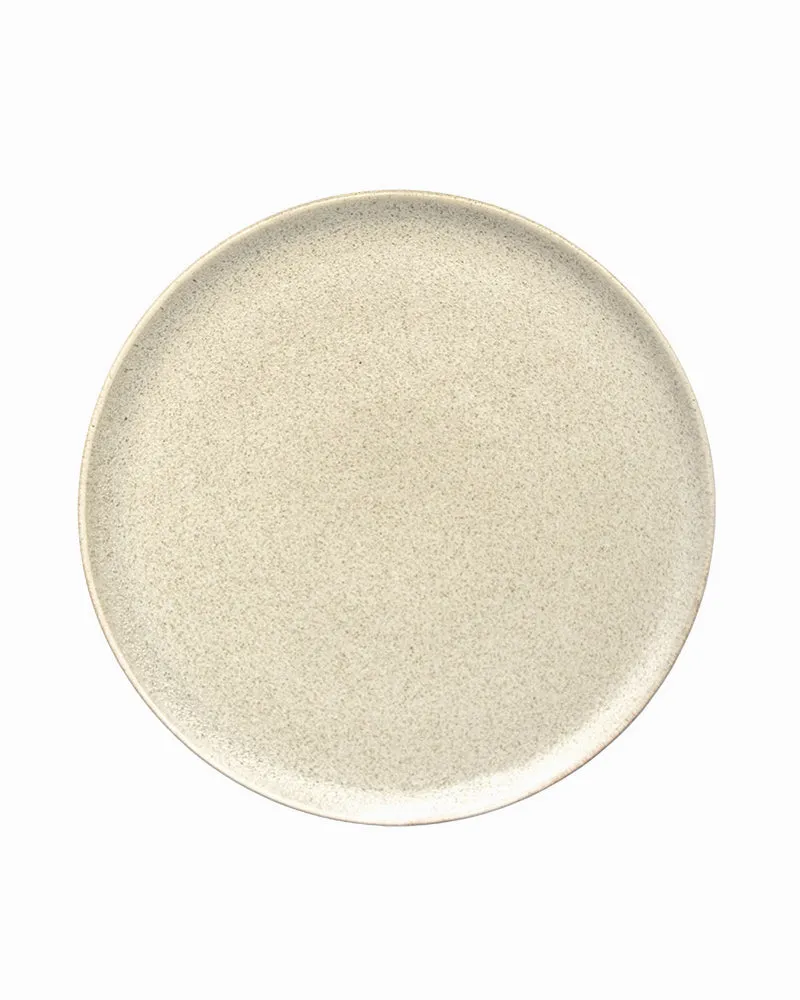 Cream Custard Handmade Salad Plates - Set of 4