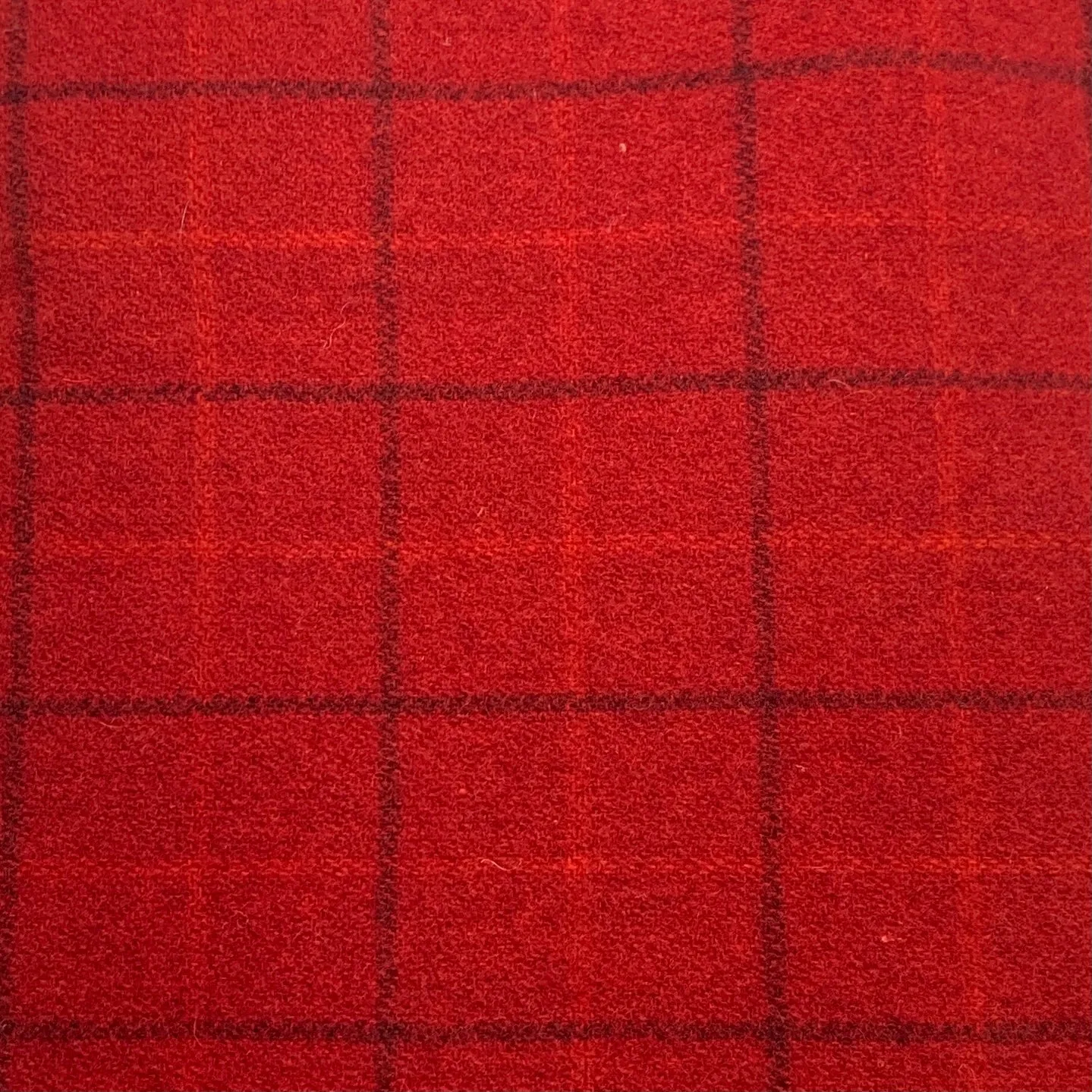 Dyed Wool - Rich Red