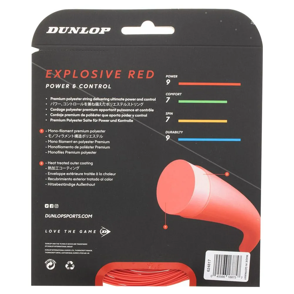 Explosive Red Tennis String