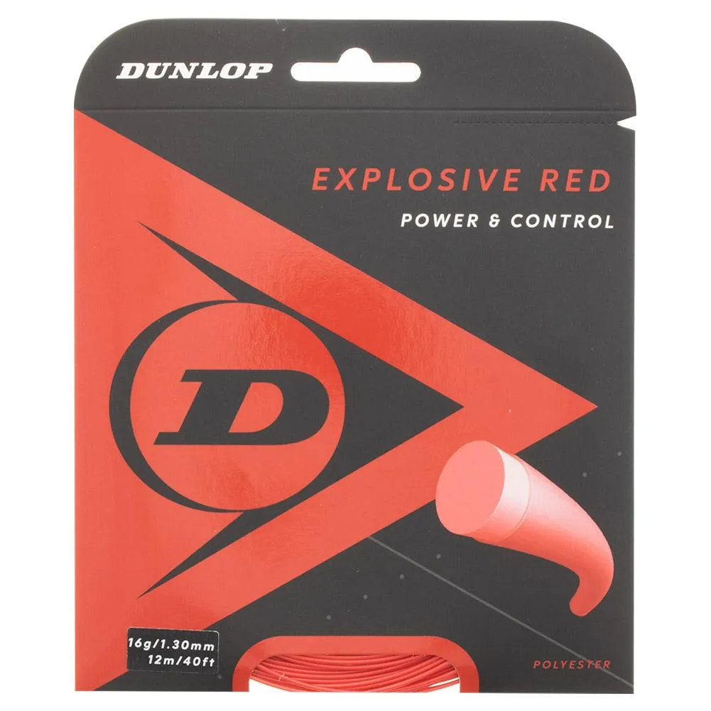 Explosive Red Tennis String
