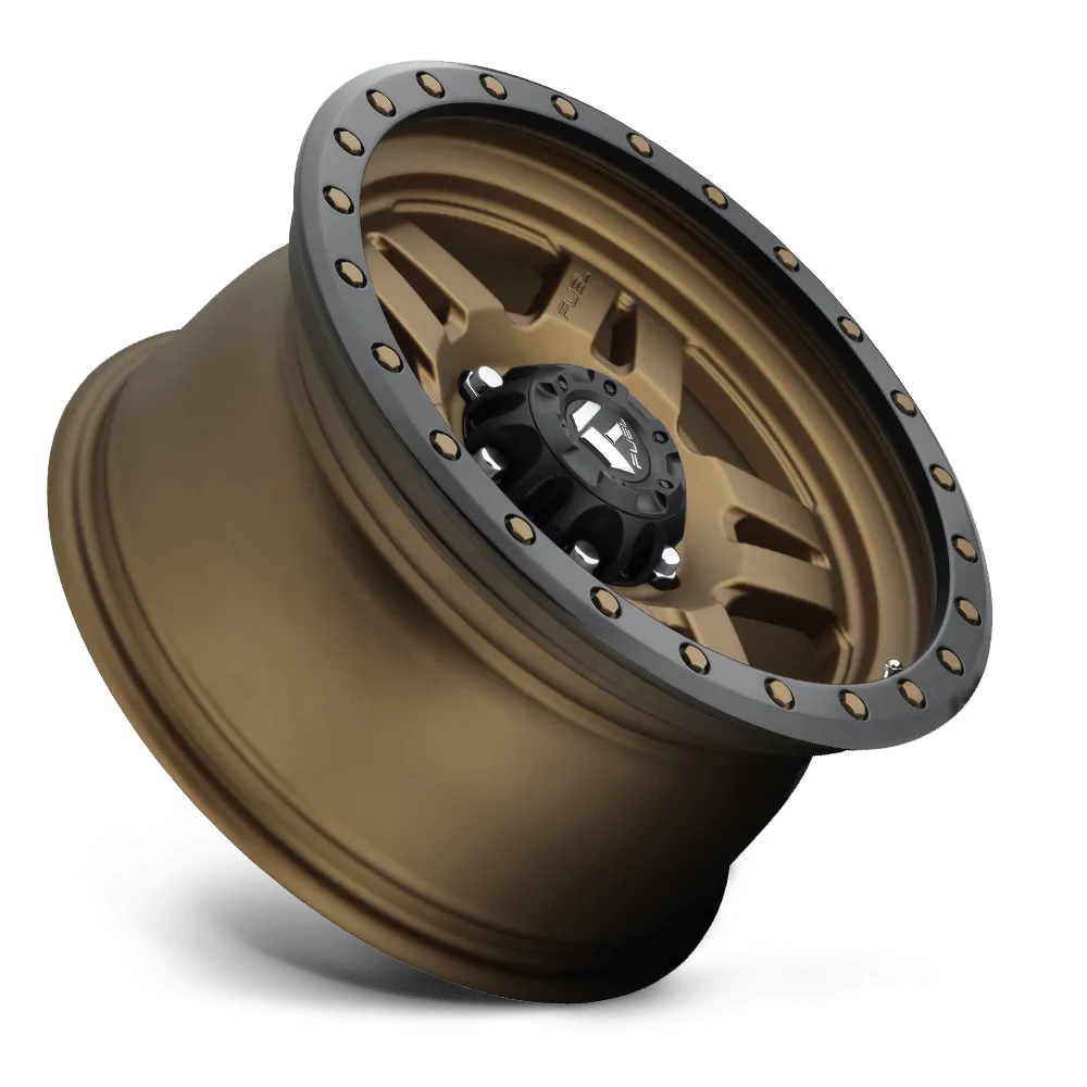 Fuel Anza Wheels | Matte Bronze w/Black Ring D583