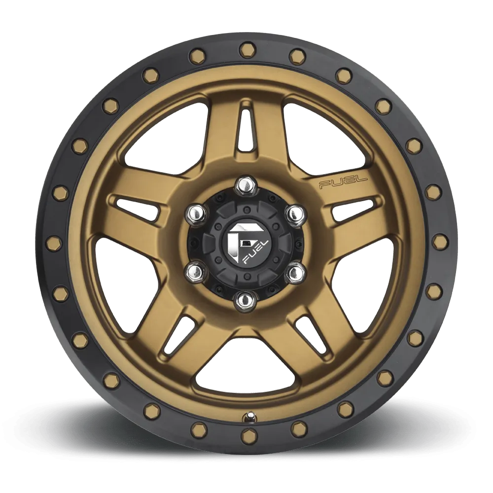 Fuel Anza Wheels | Matte Bronze w/Black Ring D583