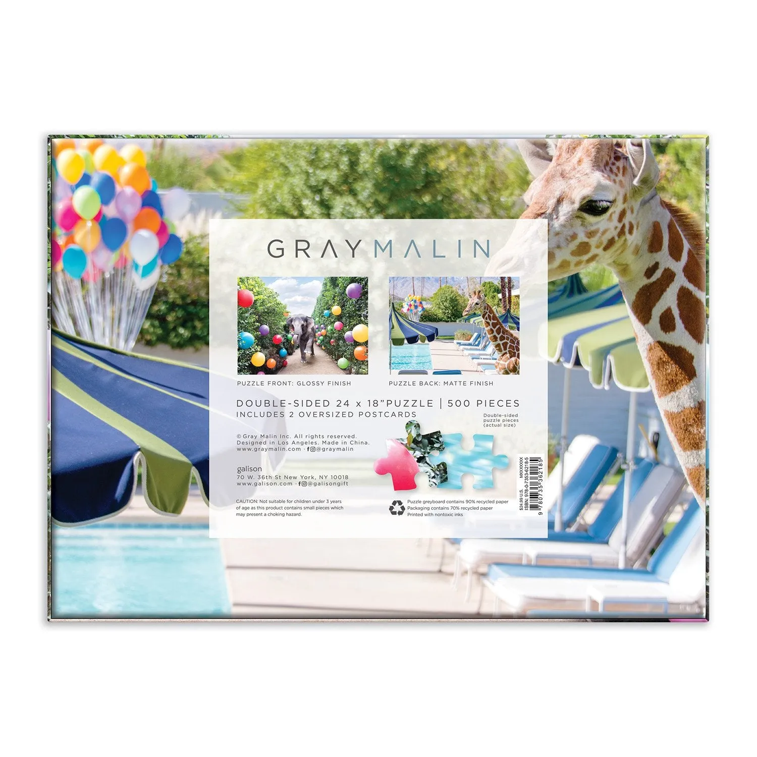 Gray Malin at the Parker Double-Sided 500 Piece Jigsaw Puzzle
