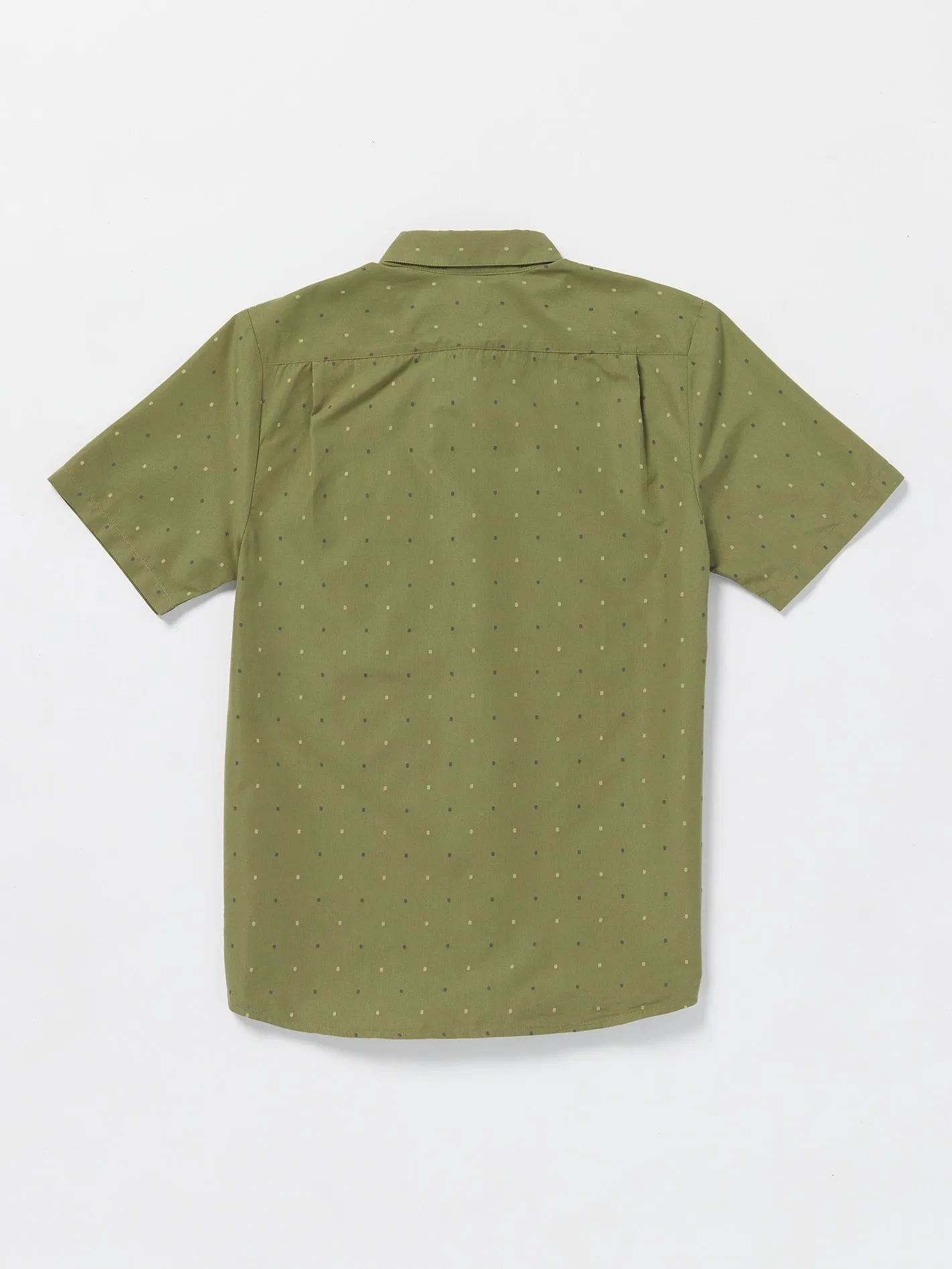 Hone Stone Woven Short Sleeve Shirt - Thyme Green
