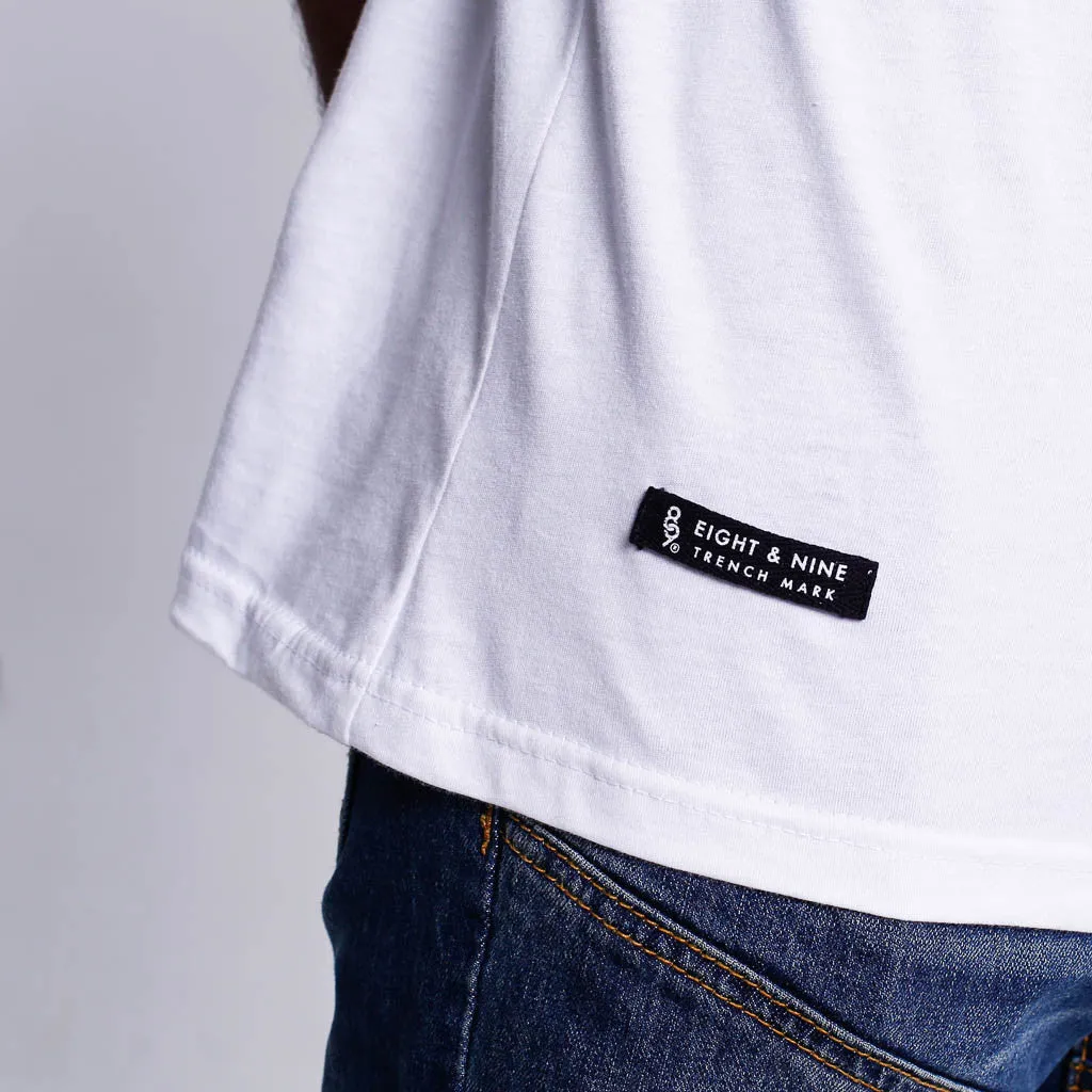 Live Wire T Shirt Dirty White