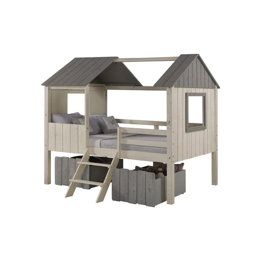 Luna Low House Loft Bed