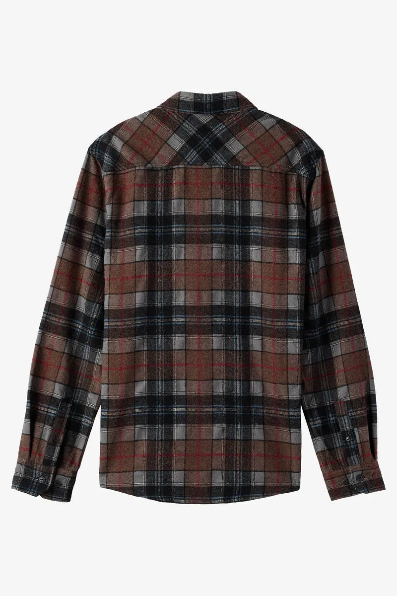 ONeill DUNE FLANNEL STANDARD FIT LONG SLEEVE SHIRT - CARAFE