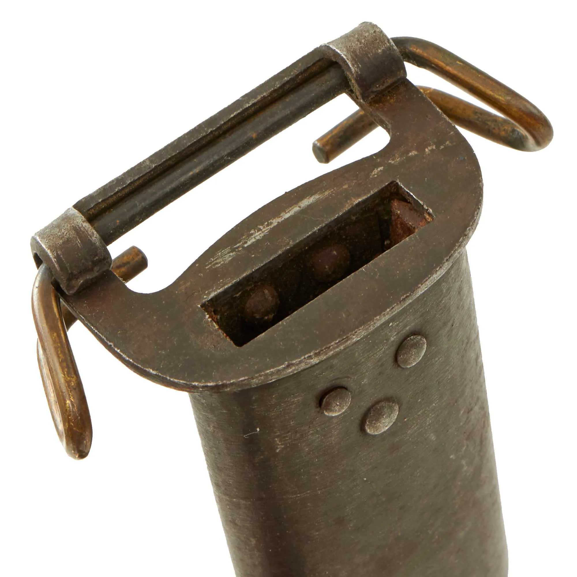 Original U.S. WWI M1917 Enfield Rifle & Trench Gun Bayonet by Remington with Scabbard - Dated 1918