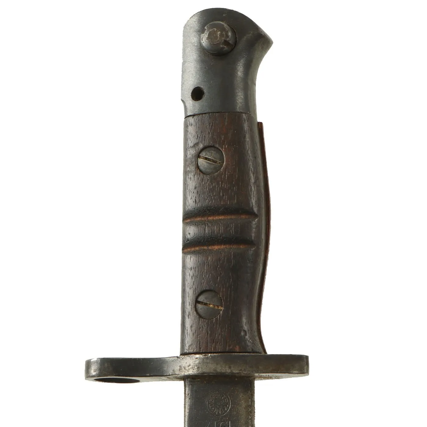 Original U.S. WWI M1917 Enfield Rifle Bayonet by Remington with Modified Maxim Patent Scabbard