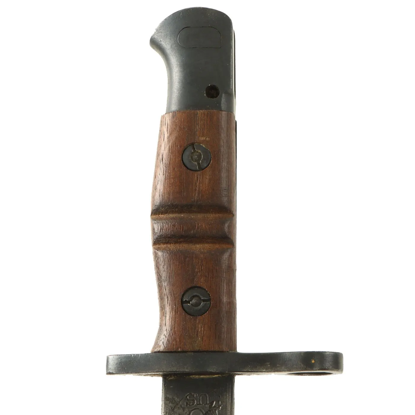 Original U.S. WWI M1917 Enfield Rifle Bayonet by Remington with Modified Maxim Patent Scabbard