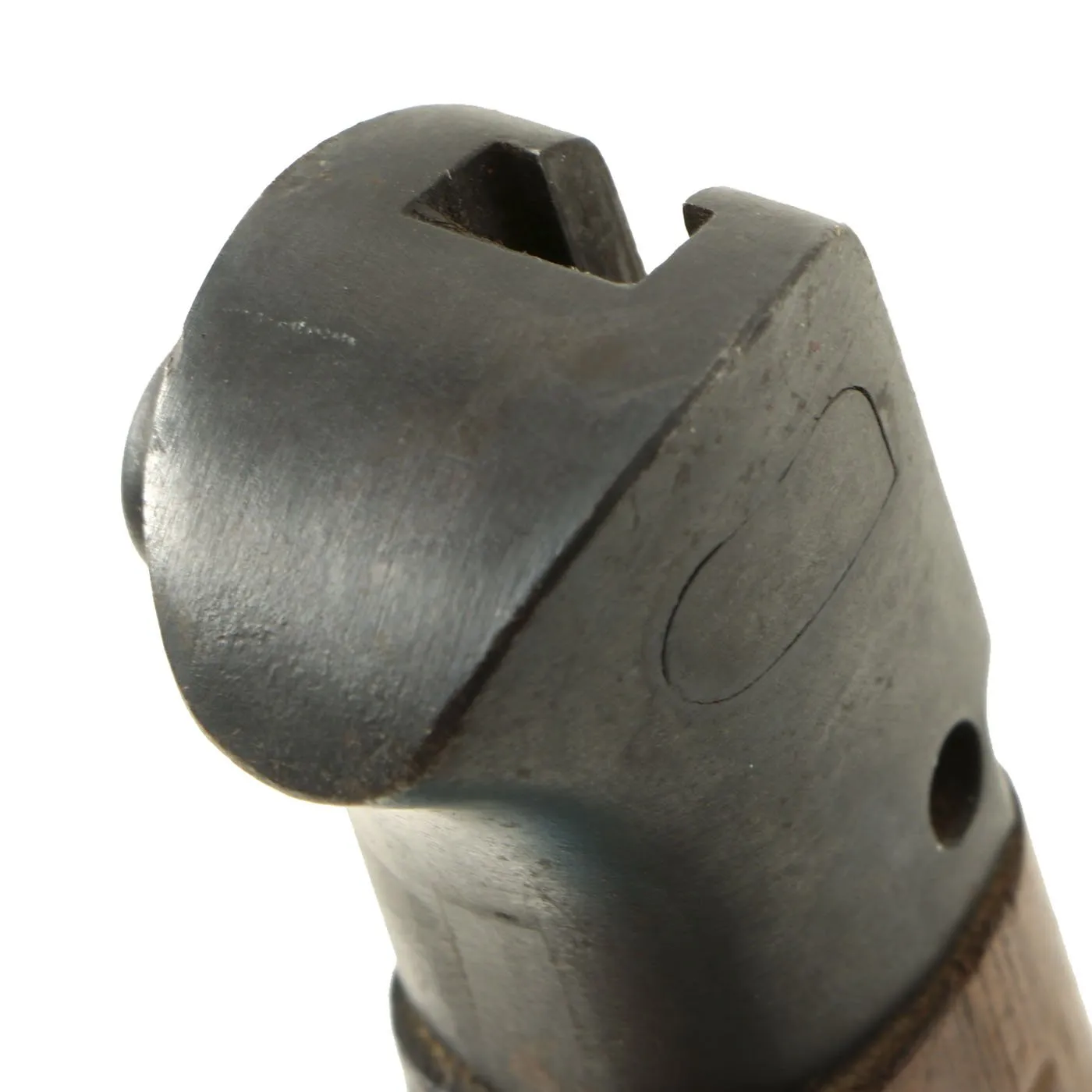 Original U.S. WWI M1917 Enfield Rifle Bayonet by Remington with Modified Maxim Patent Scabbard