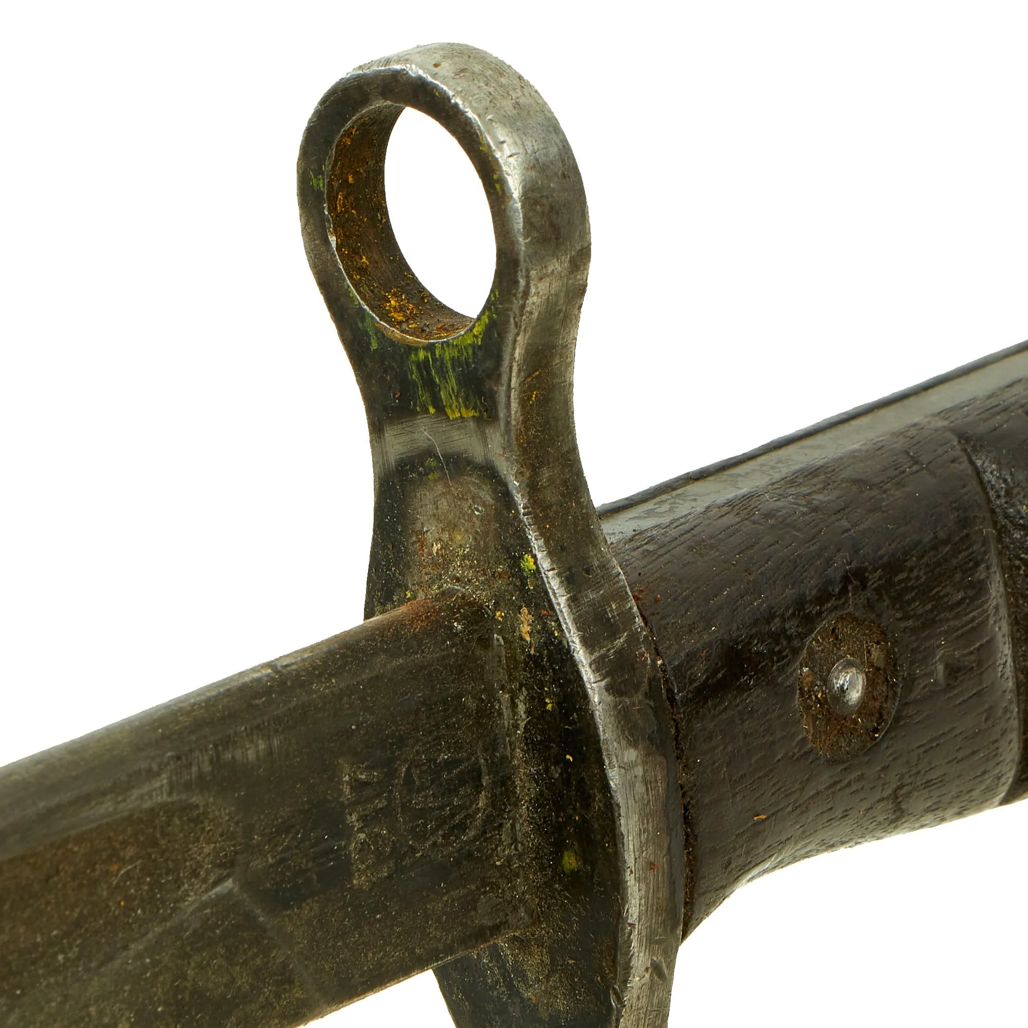 Original U.S. WWI M1917 Trench Gun Bayonet by Remington with First Pattern Scabbard & Belt Loop