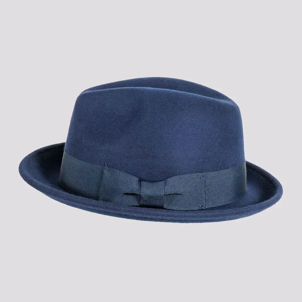 Pablo 2.0 | Mens Wool Felt Pinch Front Fedora Hat