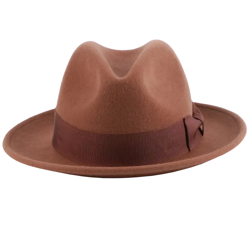 Pablo 2.0 | Mens Wool Felt Pinch Front Fedora Hat