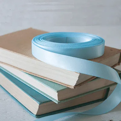 Pale Blue Satin Ribbon