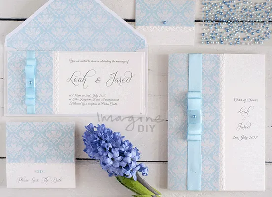 Pale Blue Satin Ribbon