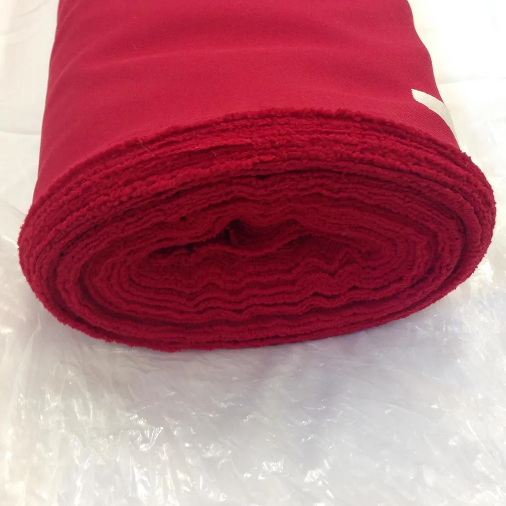 Polyester Table Fabric 60" Wide x 100 Meters Full Roll (Red)