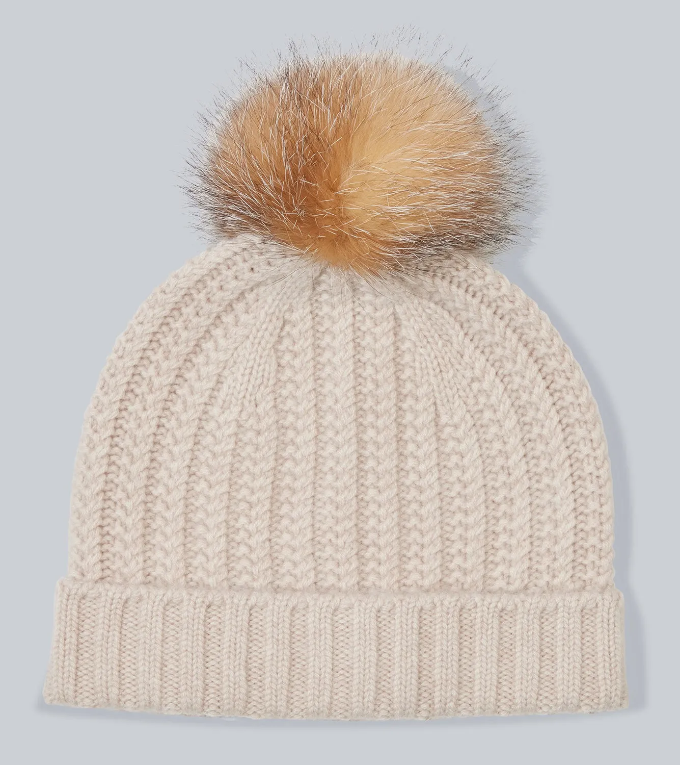 Pomerano Cashmere PomPom Beanie
