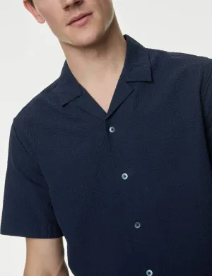 Pure Cotton Seersucker Shirt