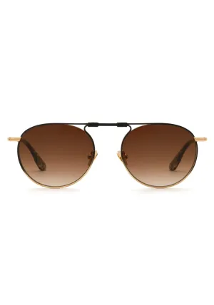 RAMPART FOLD | 18K   Matte Black Fade   Poppy Noir
