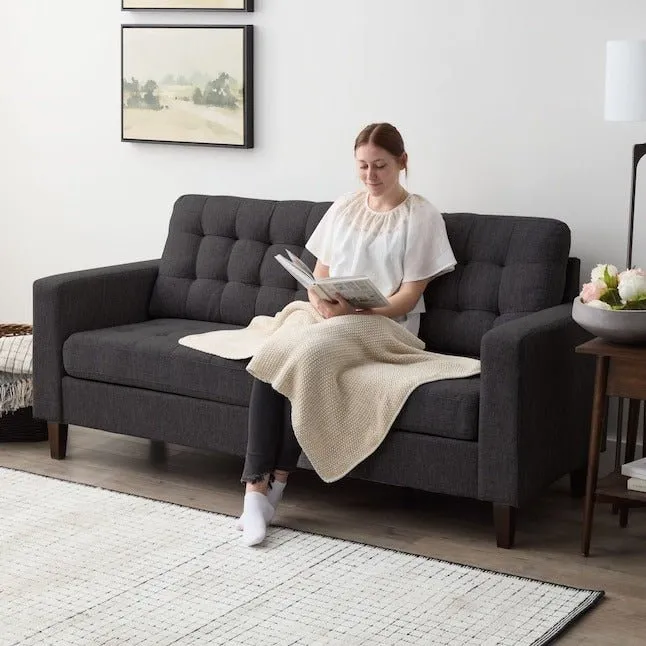 Rommi 3 Seater Fabric Sofa For Living Room
