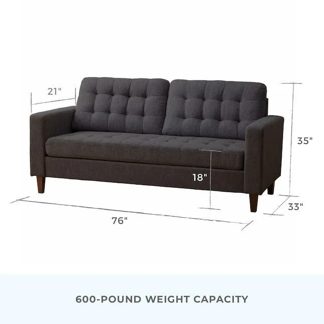 Rommi 3 Seater Fabric Sofa For Living Room