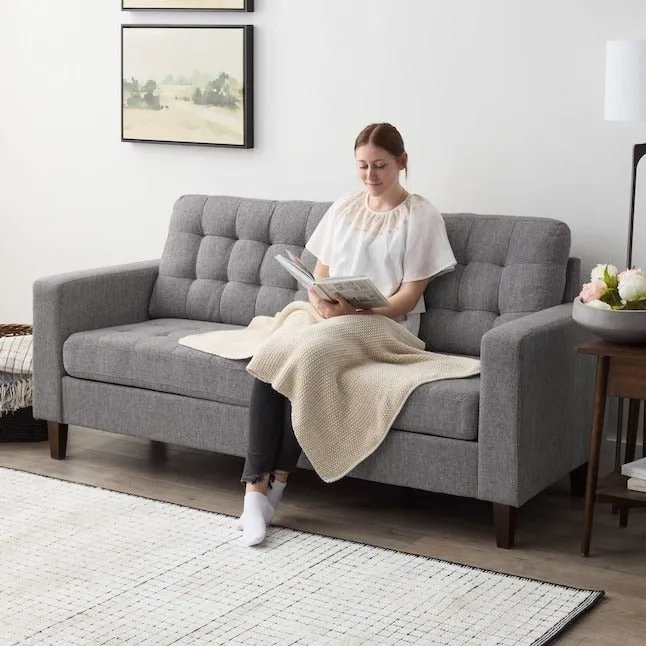 Rommi 3 Seater Fabric Sofa For Living Room