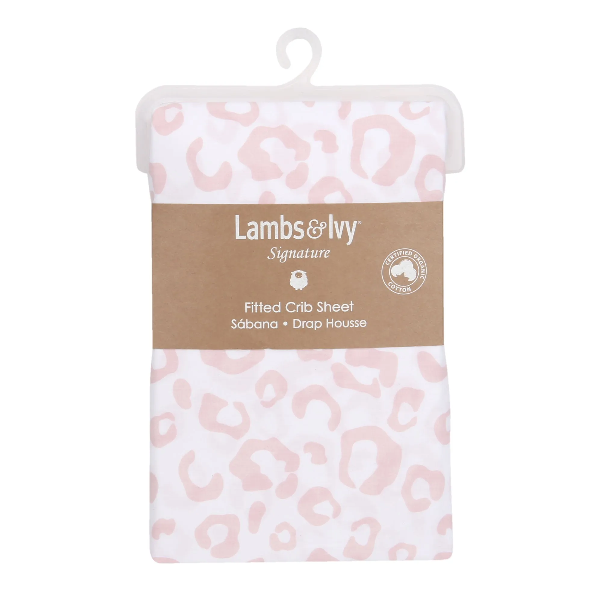 Signature Leopard Organic Cotton Fitted Crib Sheet