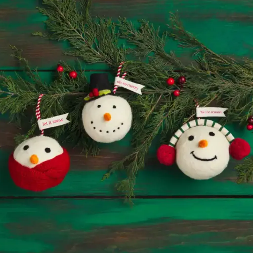 Snowman Ball Ornament