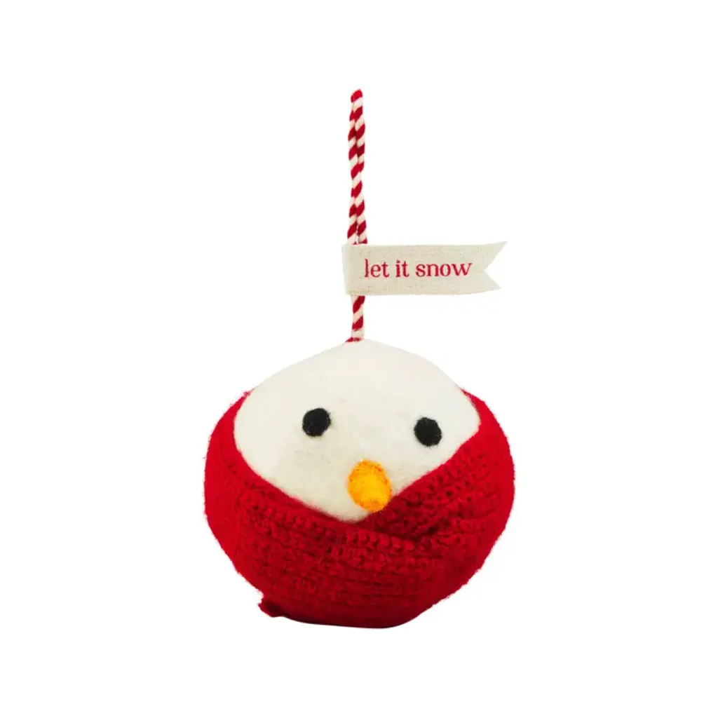 Snowman Ball Ornament