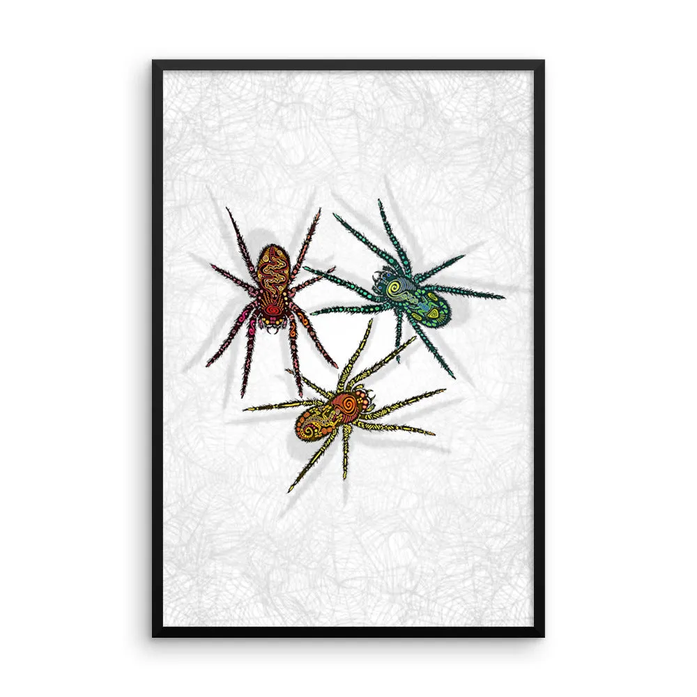 SPIDERS Framed poster