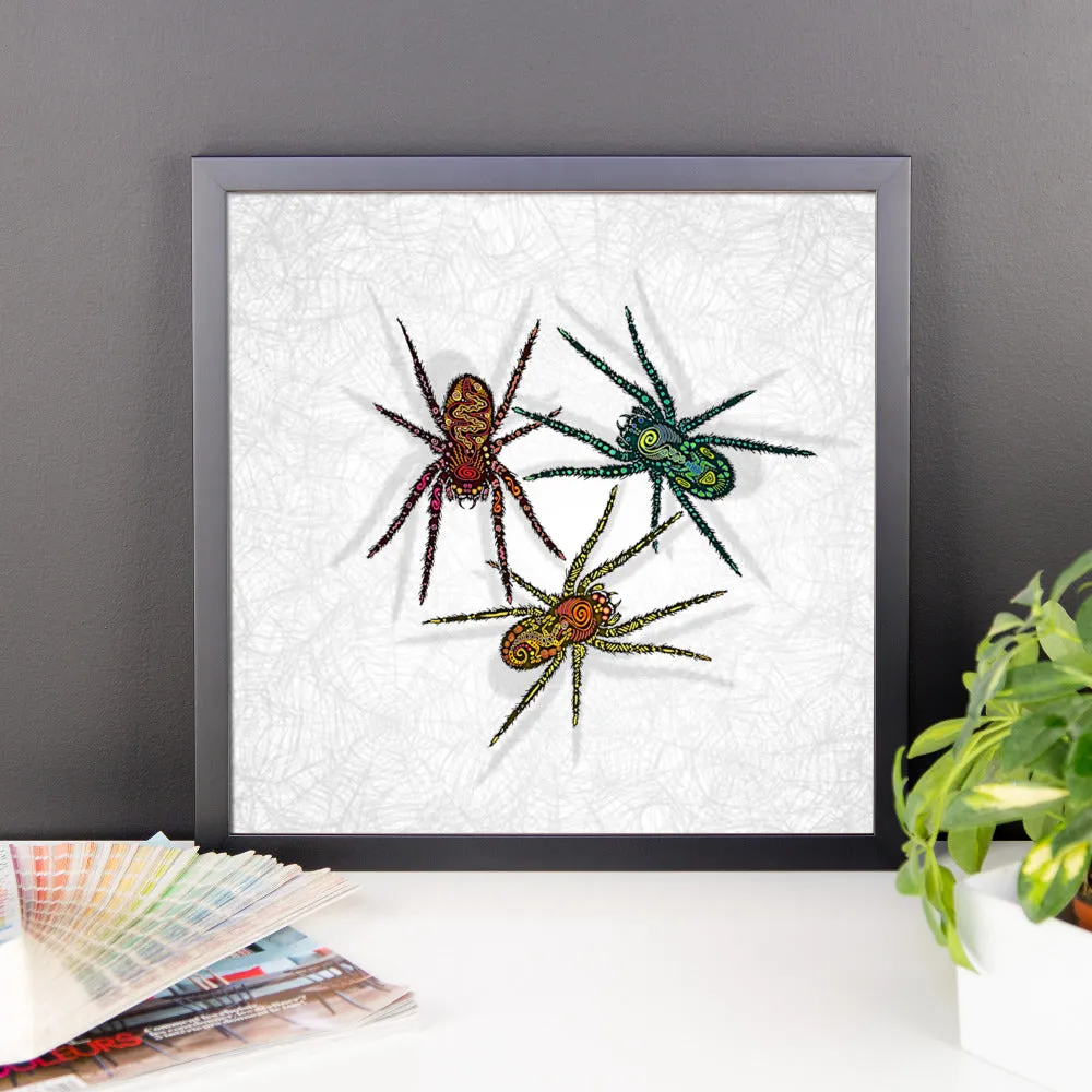 SPIDERS Framed poster