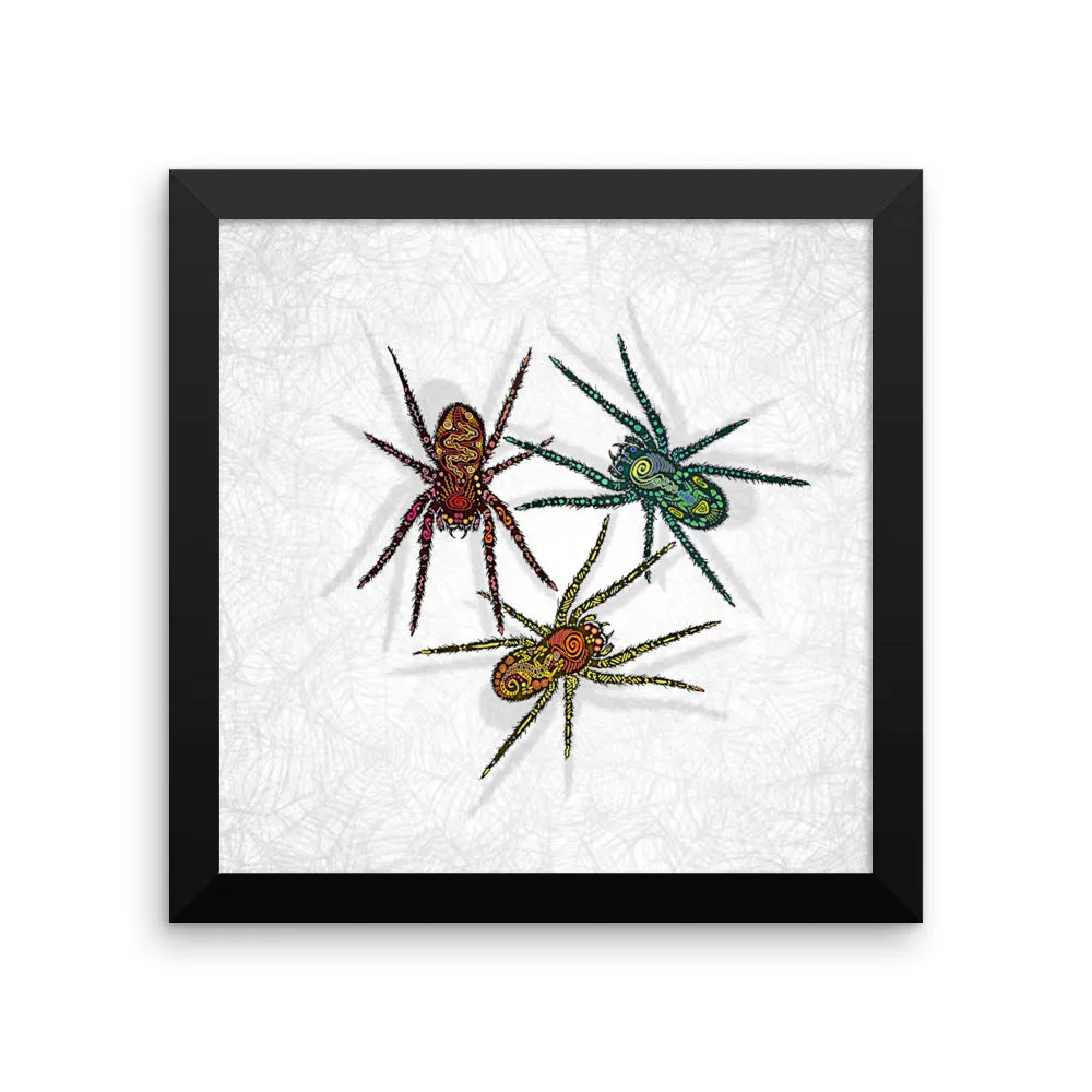 SPIDERS Framed poster