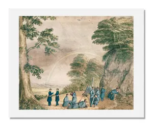 Unidentified artist, Blue Coats in Bivouac on Lookout Mountain, Tennessee