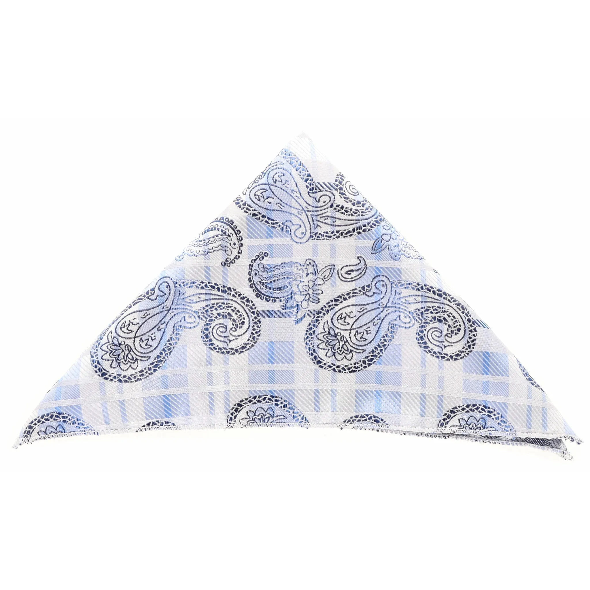 Vittorio Farina Men's Paisley Design Microfiber Pocket Square