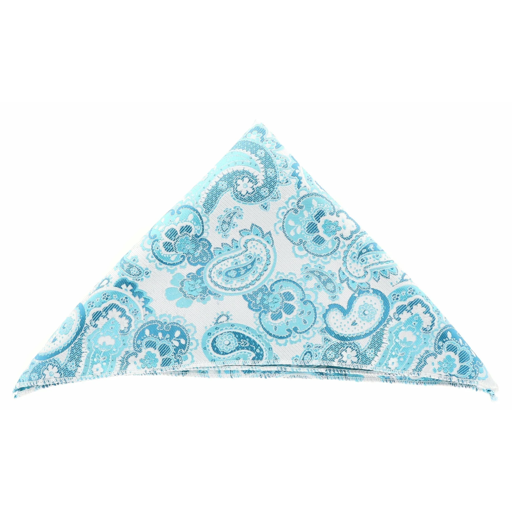 Vittorio Farina Men's Paisley Design Microfiber Pocket Square