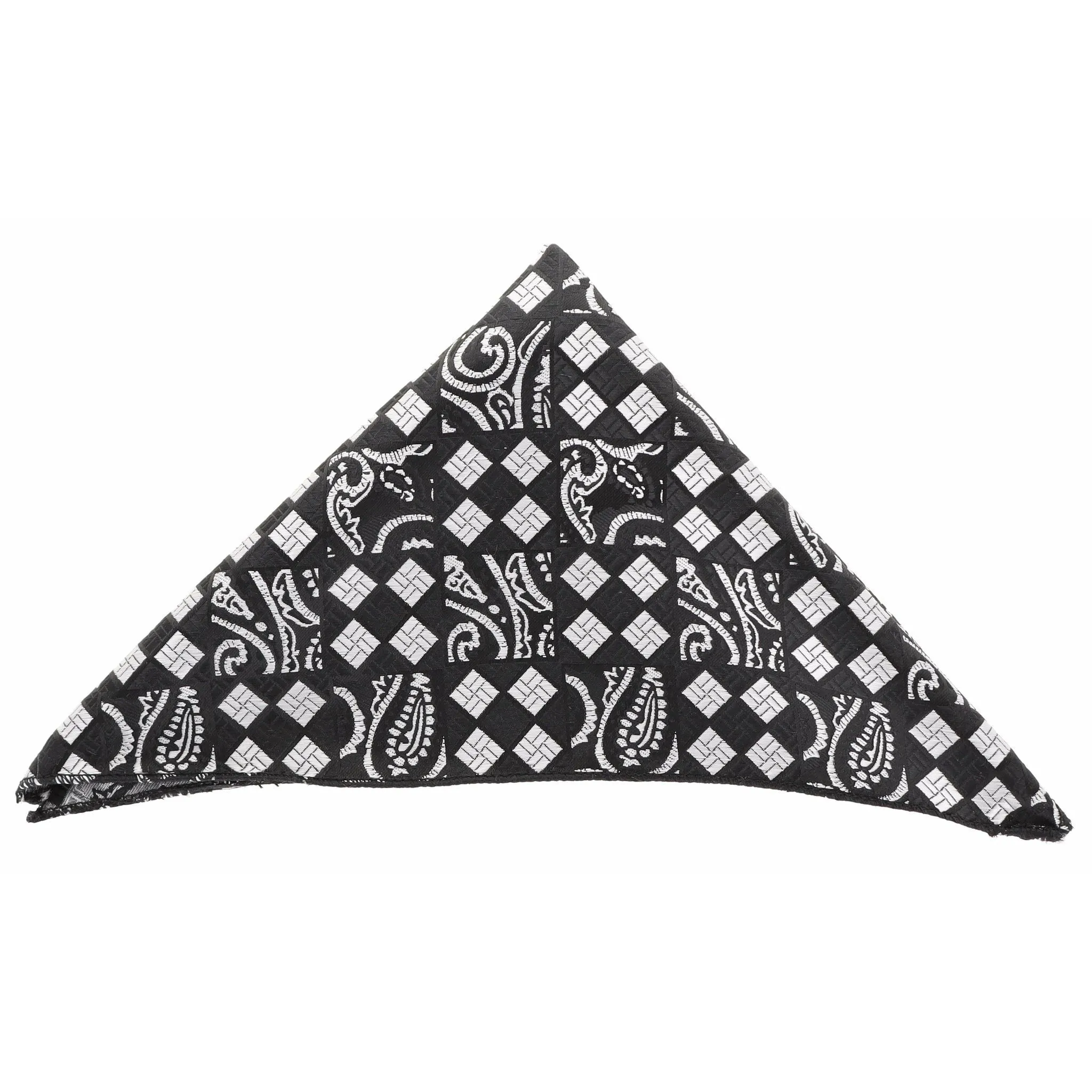 Vittorio Farina Men's Paisley Design Microfiber Pocket Square