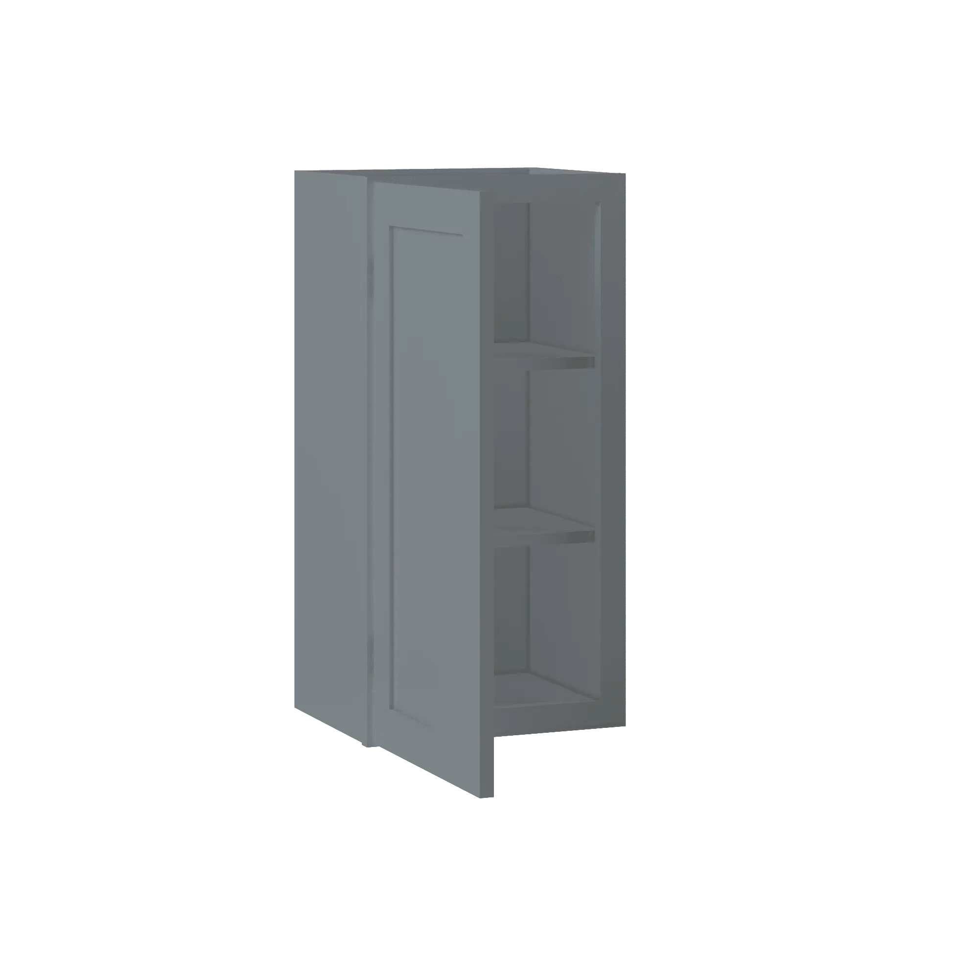 Wall Kitchen Cabinet W1530 Colonial Gray LessCare 15 in. width 30 in. height 12 in. depth