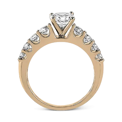 ZR984 Engagement Ring in 14k Gold with Diamonds